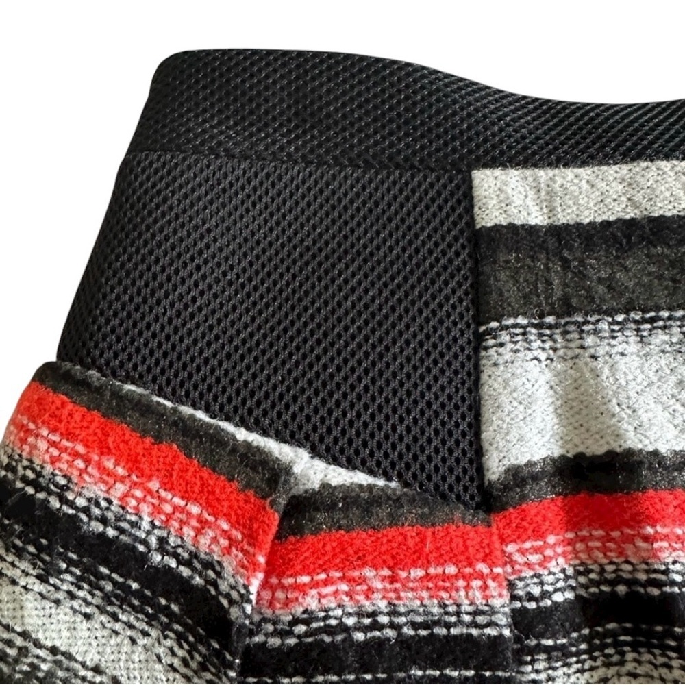 Milly Of New York Red/Black/Grey Tweed Skirt Size 6 Collegiate Preppy Parisian - Picture 3 of 6